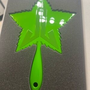 Green Star-Shaped Hand Mirror